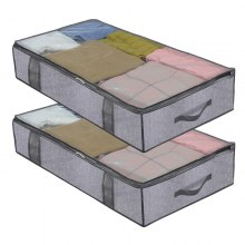 収納収納袋ブランケット衣類キルト収納袋PVC透明窓4ポータブル収納袋