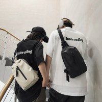 ユニセックス ショルダー クロスボディ バッグ ナイロン生地 夏 都会的 シンプル トラベル デイリー マッチング ショルダーバッグ