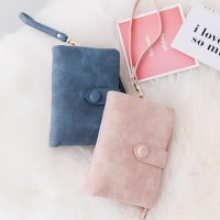 新しい Amazon つや消し財布 レディース ショート 韓国スタイル 学生 フレッシュでキュート 30% オフ マルチカード スロット 女性用