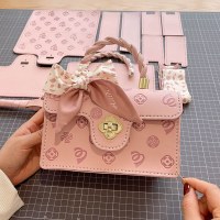 手織りバッグ diy 素材バッグ手縫い自家製小さな正方形バッグ手織り桜クロスボディバッグガールフレンドへのギフト