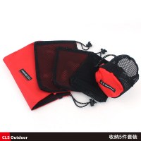CLS トラベルストレージバッグセットキャンプアクセサリー分類オーガナイザー 5 点セットトラベルストレージバッグメイクアップとトイレタリーバッグ