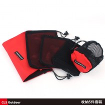 CLS トラベルストレージバッグセットキャンプアクセサリー分類オーガナイザー 5 点セットトラベルストレージバッグメイクアップとトイレタリーバッグ