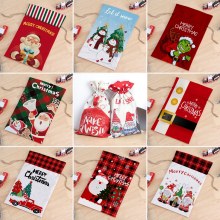 クリスマス キャンディ バッグ、ハロウィーンの装飾、袋巾着漫画ギフト バッグ、リンゴ バッグ