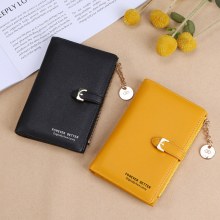 財布 レディース 韓国風 大容量 中長クラッチバッグ 多用途 シンプル ジッパー バックル カードホルダー