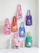 日本のスヌーピー黒目ウォーターカップバッグ、ポータブルハンドバッグ、傘、水筒バッグ、魔法瓶カップハンドバッグ