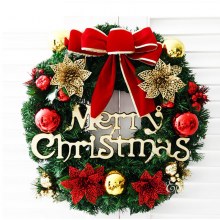 クリスマス装飾 30 センチメートルクリスマスガーランドシミュレーションガーランドドア吊り窓小道具背景クリスマスツリーアクセサリー