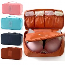 旅行多機能下着バッグ、ブラジャー収納バッグ、韓国の新しいアップグレードバージョンの衣類と下着オーガナイザーバッグ