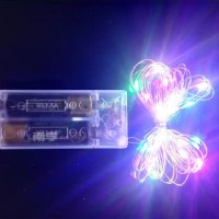 LED銅線ランタン2セクションと3セクションNo.5電池ボックスクリスマスデコレーションバルーンライトUSBインターフェース銅線ライトストリング