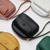 2024 新しい女性の小銭入れショートソリッドカラー財布シンプルなリストバッグ熱い販売クラッチバッグ