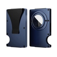 新しいトラッカー カード ホルダー エアタグ メタル ウォレット RFID アルミニウム合金カード ホルダー クレジット カード ホルダー