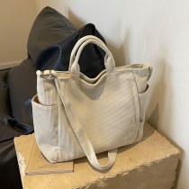 新しいクロスボディバッグ コーデ ュロイバッグ通勤大容量トートバッグ学生クラスショルダーバッグ韓国スタイルハンドバッグ