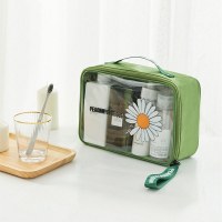 収納袋女性の旅行ポータブル透明化粧品バッグ pvc トイレタリーバッグトラベルバッグ水泳トイレタリーバッグ
