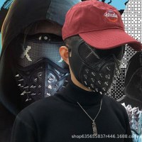 ハロウィーンホラーフルフェイス怖くて面白いマスク、ドアドッグを見て同じコスメイクアップダンスゴーストハウスプロップ