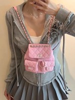 新しい韓国スタイルオールマッチチェーンバックパック学生大容量スクールバッグファッショントレンドバックパック