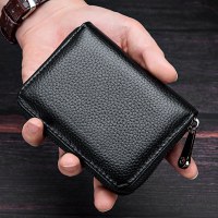 盗難防止ブラシ メンズ アコーディオン カード ホルダー 大容量 クレジット カード ホルダー 耐磁性カード ホルダー 女性用 マルチカード スロット カード ホルダー 運転免許証