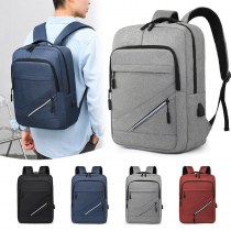 新しいメンズビジネスコンピュータバックパックマルチコンパートメントノートブックUSBバックパック女性の旅行スクールバッグ