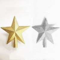 お祝い用品 クリスマストップスター クリエイティブクリスマスプレゼント 散りばめトップスター クリスマスツリー飾り ペンダント 五芒星