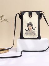 WW 携帯電話バッグ レディース クロスボディ 2024 新しい 韓国 語版かわいい外国風ミニ小型バッグショルダーバッグ変更
