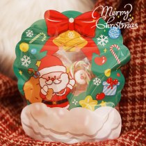 クリスマスリースギフトバッグクリスマスイブキャンディバッグデコレーションアップルバッグ トートバッグ クリスマスツリーギフトラッピングバッグ