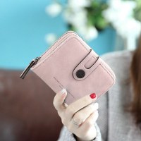 レトロなマルチカードスロットの女性の財布ショート日本と韓国語バージョン多機能二つ折り小さな新鮮な学生小銭入れ