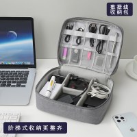 オックスフォード布多目的キューブ旅行収納袋防水ポータブルデータケーブルヘッドフォンオーガナイザーバッグ