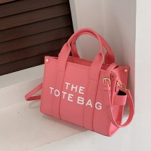 新しいトートバッグ、ファッショナブルで西洋風のワンショルダークロスボディバッグ、ヨーロッパとアメリカのレトロなシンプルなハンドバッグ