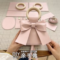 ボウバッグ女性のための 2023 新しい DIY 手作りクロスボディバッグ妖精バッグハンドバッグバケットバッグ