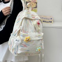 韓国風ランドセル、女子高生、キュートで甘いリュック、女子中学生、パソコン旅行リュック
