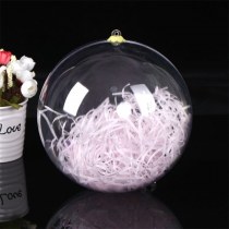 卸売 6-20 センチメートル透明プラスチックボール中空ボール結婚式のキャンディ包装ボール結婚式クリスマス新年の装飾ボール