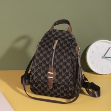 ソフトレザーリュックサックレディース新作トレンド韓国風ファッションシンプルスクールバッグ今年人気の秋冬リュックサック