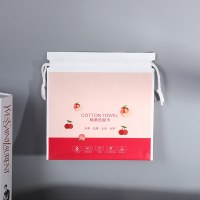 フェイスタオルバッグ防水バッグ綿クレンジングタオル巾着ポケットPEVA靴下包装袋