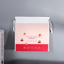 フェイスタオルバッグ防水バッグ綿クレンジングタオル巾着ポケットPEVA靴下包装袋