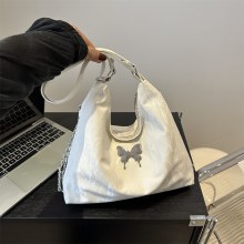 2024 新しい韓国スタイル春パーソナライズされたカジュアル大容量シングルショルダークロスボディバッグ美しいニッチシンプルなバックパック