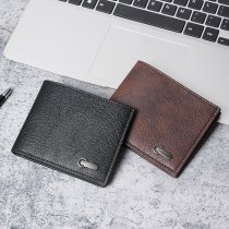 メンズ 財布 ビジネスカジュアルショートレザーウォレットカジュアルショートレザーバッグ卸売