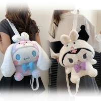 女の子用ぬいぐるみ漫画バックパック、かわいいクロミショルダークロスボディバッグ、親子ギフト
