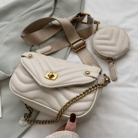 女性用の新しいスタイルのバッグ、夏のショルダーバッグ、ショルダーバッグ、女性用のニッチなデザインのチェーン刺繍バッグ