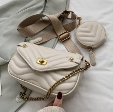 女性用の新しいスタイルのバッグ、夏のショルダーバッグ、ショルダーバッグ、女性用のニッチなデザインのチェーン刺繍バッグ