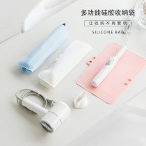 ヘアアイロン収納バッグ、ヘアアイロン、断熱バッグ、ストレートクランプ保護カバー、旅行用ポータブルシリコンカバー