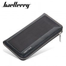 baellerry メンズ財布大容量ビジネス携帯電話バッグファッショナブルなロングジッパー小銭入れヨーロッパとアメリカのハンドバッグ