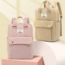 大学生向けのオックスフォード 生地 のラップトップバックパック、見栄えの良いシンプルで多用途なスクールバッグ、女性向けの撥水バックパック