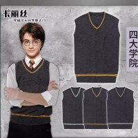 ハロウィン ハリー同ベスト Vネックセーター グリフィンドールセーター 男女兼用 ポッター