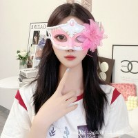 プリンセスアイシャ女性ハーフ - フェイスプラスフラワーセクシーマスクハロウィーンバーKTVメイクアップコスダンスプロップ