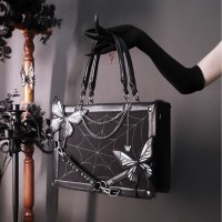 バタフライ ペイン トート バッグ 迷路 バタフライ ペイン バッグ トス ガール ホールディング クロスボディ バッグ ブラザー