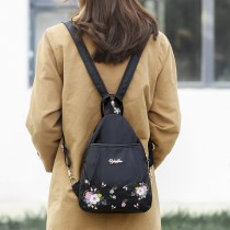 バックパックレディースバッグ 20 24 新しい韓国スタイルのミニバックパック多用途キャンバスナイロンオックスフォード布チェストバッグ