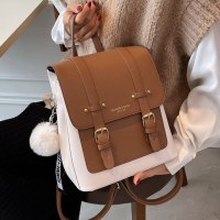 新しいPUレザーのレディースカジュアルバックパック、ファッショナブルな学生バッグ、多用途の旅行バッグ、中学校および高校のスクールバッグ