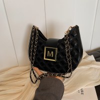 女性のためのハイエンドバッグ 2024 新しいファッションダイヤモンドショルダー脇の下バッグ多用途ニッチテクスチャチェーンクロスボディバッグ