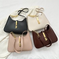 インフレンチニッチテクスチャバッグ女性のための冬の新しいソリッドカラー PU 脇の下バッグ通勤多目的クロスボディバッグ