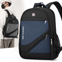 外国貿易新しいバックパックメンズビジネストレンディカジュアルコンピュータバックパック通勤学生スクールバッグ大容量トラベルバッグ