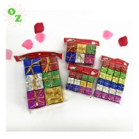 レーザー紙クリスマスフォームギフトバッグ卸売 2.5 センチメートル-15 センチメートルクリスマスツリーアクセサリー装身具