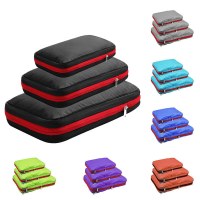 Amazon トラベルストレージ 圧縮可能な折りたたみバッグ ストレージセット 大容量 ビジュアルラゲッジトロリーオーガナイザーバッグ